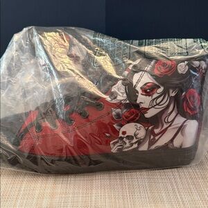 Unisex Fashion Skull High Top Sneakers Classic Lace-Up Canvas Shoes